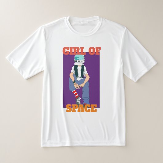 camiseta girl on of space T-Shirt (Ablage )