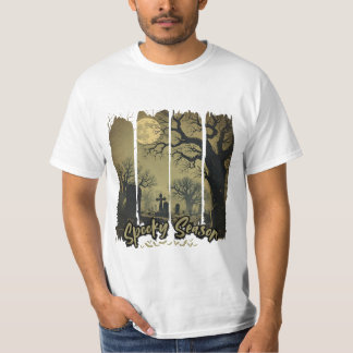 Camiseta Gótica de Halloween Spooky Season T-Shirt