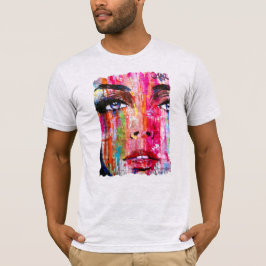 Camiseta Graffiti Face Woman T-Shirt