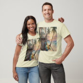 Camiseta guitarra en la playa T-Shirt (Unisex)