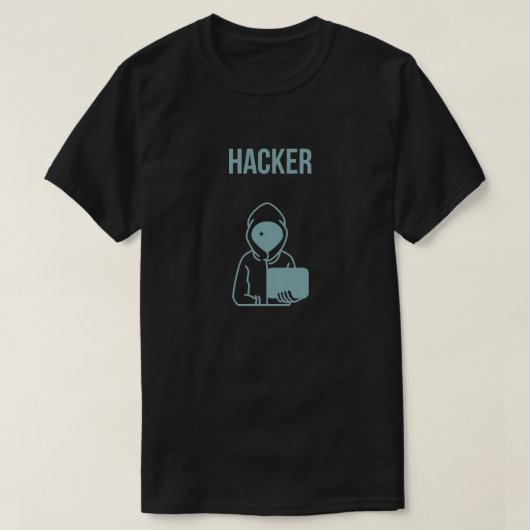 camiseta hacker T-Shirt (Design vorne)