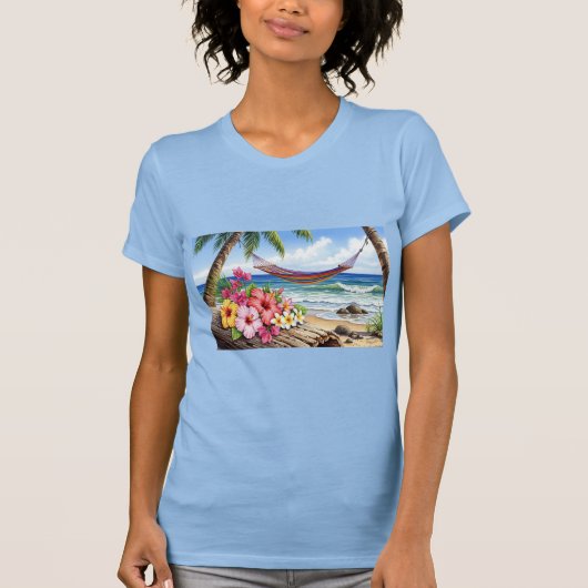 Camiseta hamaca en el mar T-Shirt (Vorderseite)