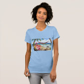 Camiseta hamaca en el mar T-Shirt (Vorne ganz)