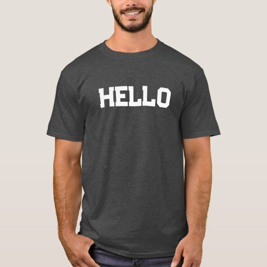 Camiseta hello T-Shirt (Vorderseite)