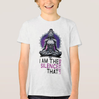Camiseta I Am the Silence That Listens Tri-Blend Shirt