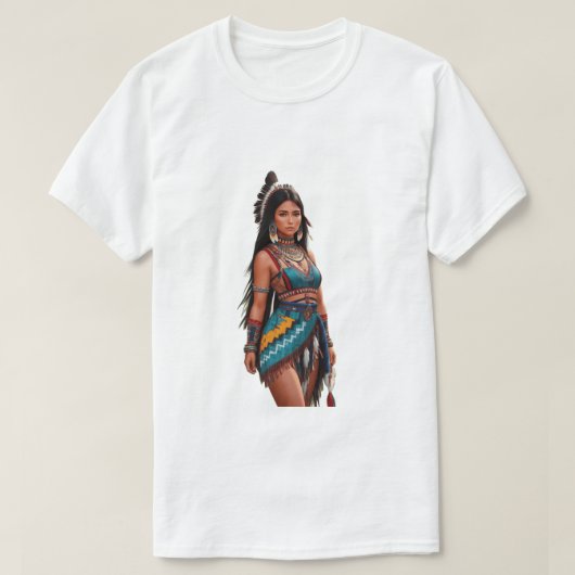 Camiseta índia da natureza T-Shirt (Design vorne)