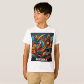 Camiseta Infantil Arte Simbólico de Naturaleza T-Shirt (Vorne ganz)