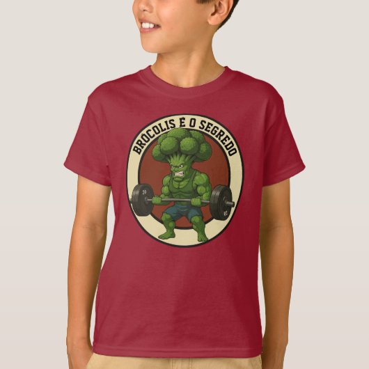 Camiseta Infantil Brócolis é o Segredo - Front T-Shirt (Vorderseite)