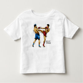 Camiseta Infantil Muay Thai / Boxe Tailandês Kleinkind T-shirt