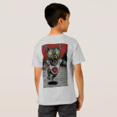 Camiseta Infantil Zombie Runner Cat - Back T-Shirt (Schwarz voll)