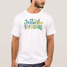 Camiseta Jeitinho Brasileiro - Estampa Colorida Br T-Shirt