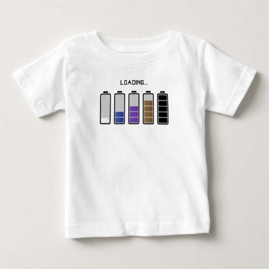 camiseta jiu jitsu baterias carregando baby t-shirt (Vorderseite)
