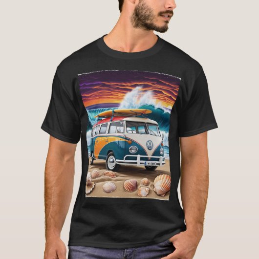 Camiseta Kombi e Surf T-Shirt (Vorderseite)