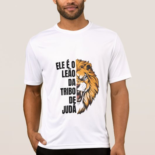 Camiseta Leão da Tribo de Judá T-Shirt (Vorderseite)