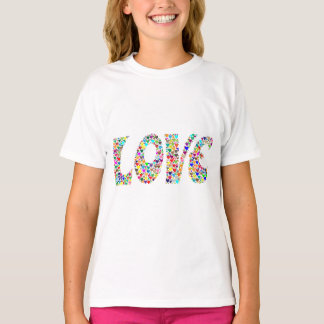Camiseta Love Palabra Cromática de Amor T-Shirt
