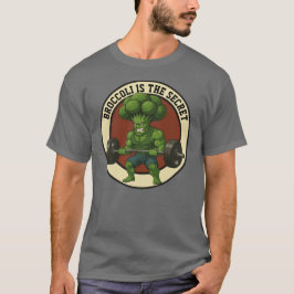 Camiseta Masc. Broccoli is the Secret - Front T-Shirt
