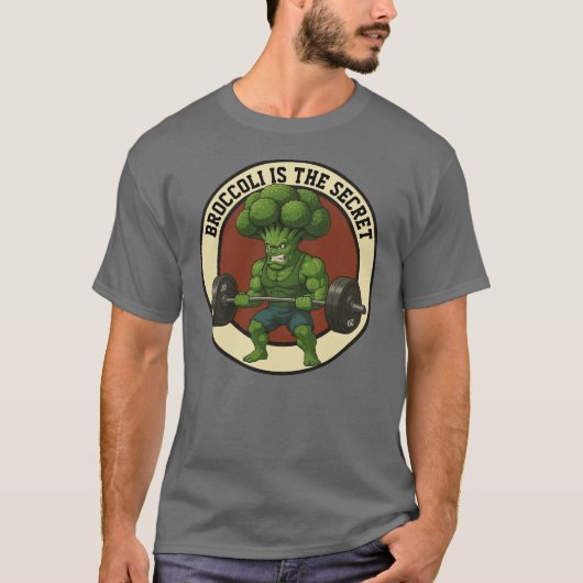 Camiseta Masc. Broccoli is the Secret - Front T-Shirt (Vorderseite)