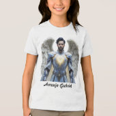 Camiseta Masc Juvenil Básica Arcanjo Gabriel Tri-Blend Shirt (Vorderseite)