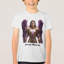 Camiseta Masc Juvenil Básica Arcanjo Metraton