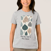 Camiseta Masc Juvenil Básica Raízes do Futuro-2 Tri-Blend Shirt (Vorderseite)