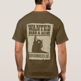 Camiseta Masc. Schrodinger's Cat - Dark - Back T-Shirt