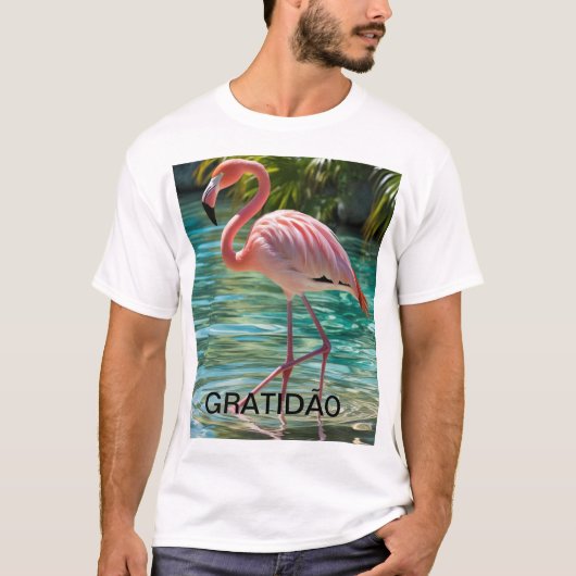 Camiseta Masculina Básica Flamingo T-Shirt (Vorderseite)