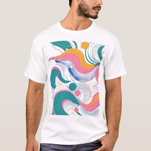 Camiseta Masculina Básica Retrô-8 T-Shirt (Vorderseite)