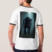 Camiseta Masculina Básica Ringer T-Shirt (Schwarz voll)