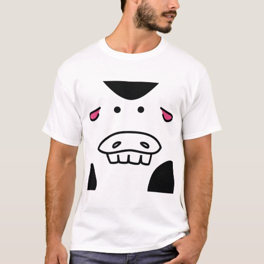 Camiseta Masculina Cow Evolution T-Shirt (Vorderseite)
