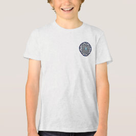 Camiseta Masculina Juvenil Básica Flôr da Vida-11 Tri-Blend Shirt