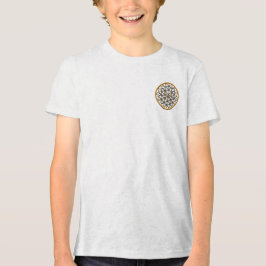 Camiseta Masculina Juvenil Básica Flôr da Vida-13 Tri-Blend Shirt
