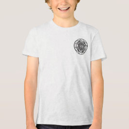 Camiseta Masculina Juvenil Básica Flôr da Vida-6 Tri-Blend Shirt