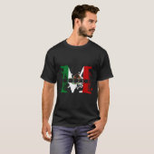 Camiseta Mexico Con Bandera Orgullo Mexicano Mexic T-Shirt (Vorne ganz)