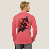 Camiseta motocross MudMxx Tri-Blend Shirt (Voller Rücken)