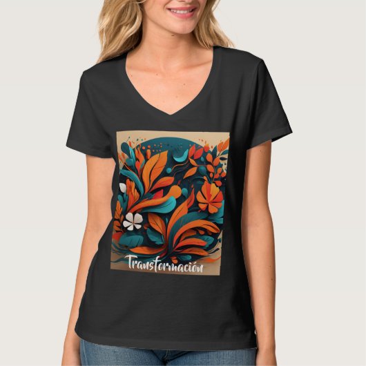 Camiseta Mujer Arte Simbólico Transformación T-Shirt (Vorderseite)