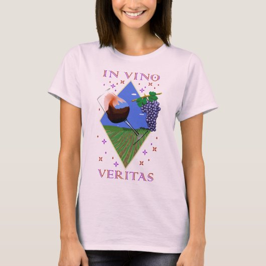 Camiseta mujer In vino veritas T-Shirt (Vorderseite)