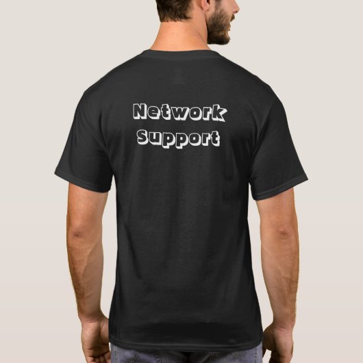 Camiseta network support T-Shirt (Rückseite)