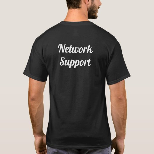 Camiseta network support T-Shirt (Rückseite)