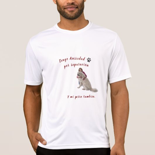 Camiseta “No es drama… es que te amo” 🐶💛 T-Shirt (Vorderseite)