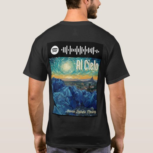 Camiseta Oficial del single "Al Cielo" T-Shirt (Rückseite)