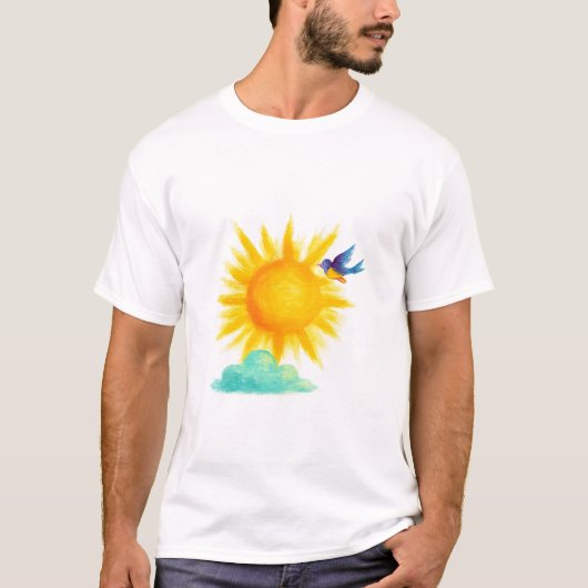 Camiseta Pájaro hacia un destino T-Shirt (Vorderseite)