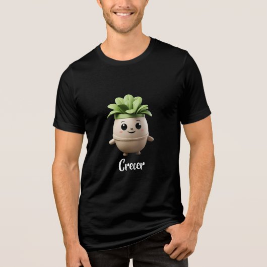 Camiseta Pipo Crecer – Diseño Inspirador Tri-Blend Shirt (Vorderseite)