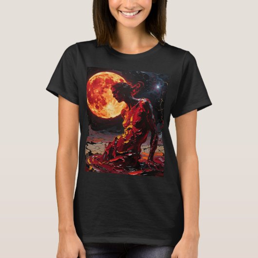 camiseta / playera – “Luna de Sangre” T-Shirt (Vorderseite)