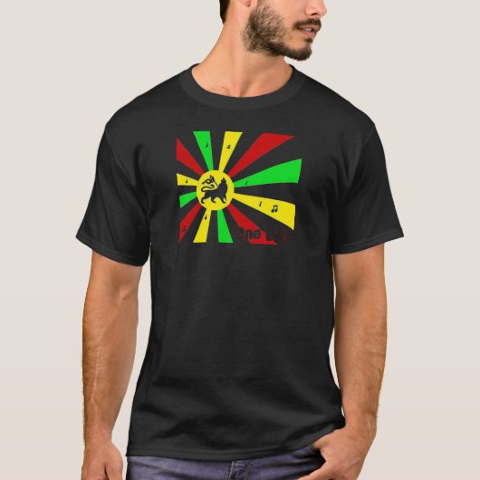 Camiseta reggae estilo bandeira T-Shirt (Vorderseite)