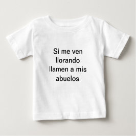 Camiseta si me ven llorrando baby t-shirt