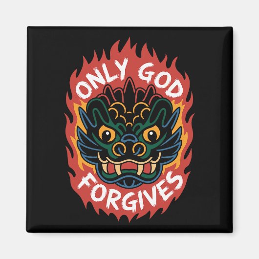 Camiseta Sólo Dios Perdona1 Magnet (Vorne)