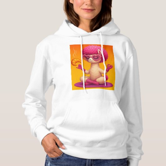 Camiseta sudadera Llama Zen Hoodie (Vorderseite)