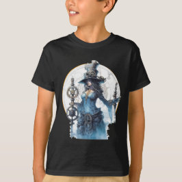 Camiseta (T-shirt) Infantil Evocação Steampunk T-Shirt