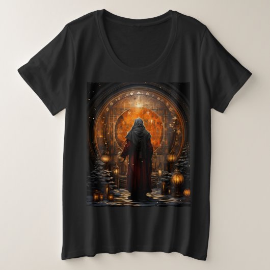 Camiseta (T-shirt) Plus Size Oráculo Große Größe T-Shirt (Design vorne)