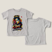 Camiseta The King of Rock and Roll (Design Vorderseite & Rückseite)